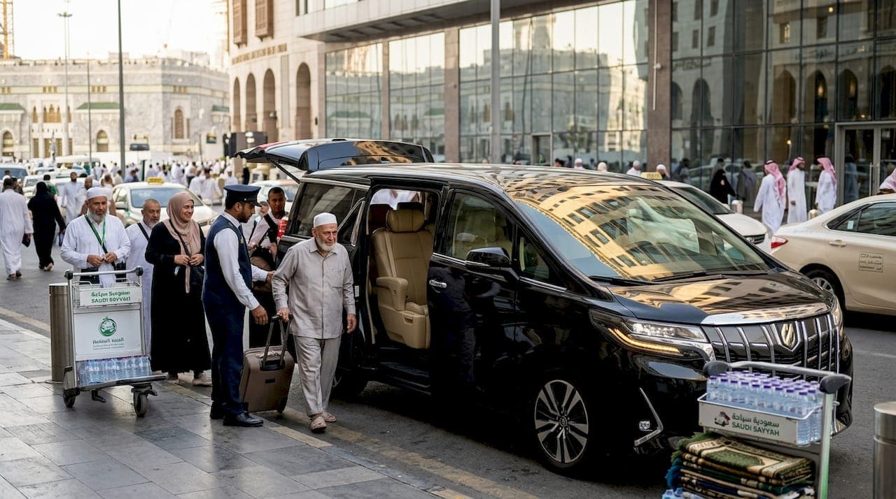 Luxury transport services for pilgrims in Saudi Arabia 2026