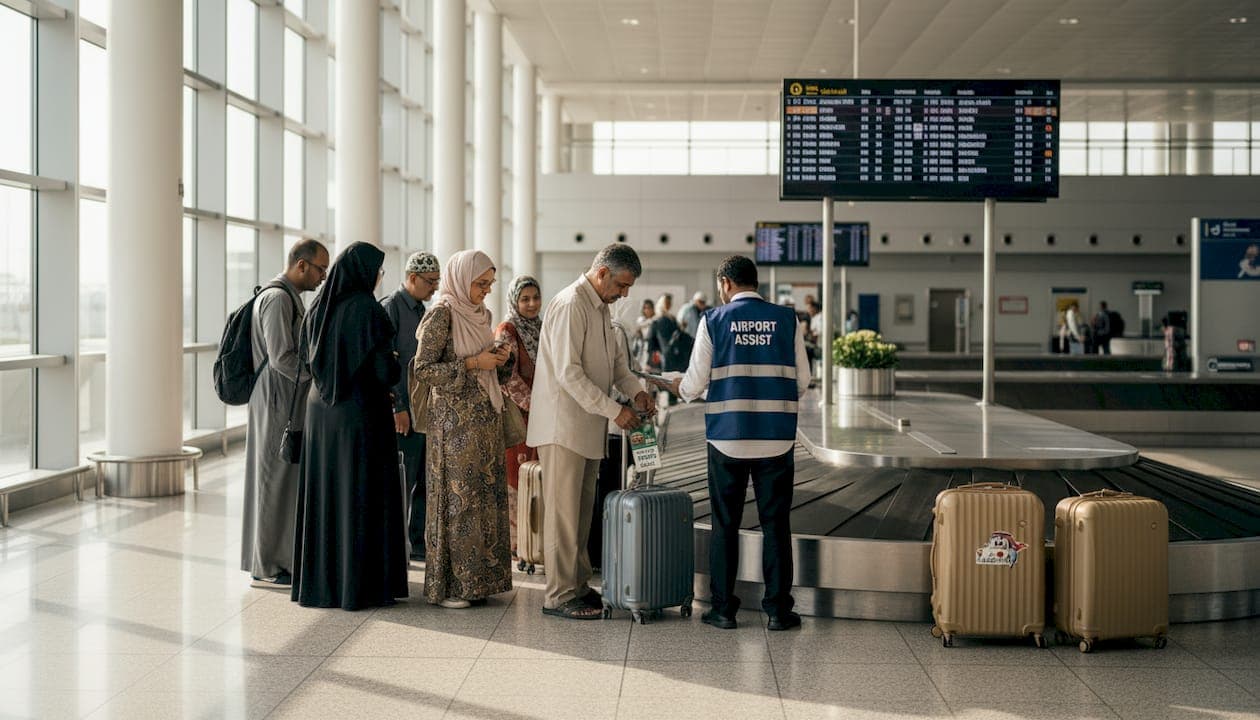 Pilgrimage passenger support for a safe Umrah 2026