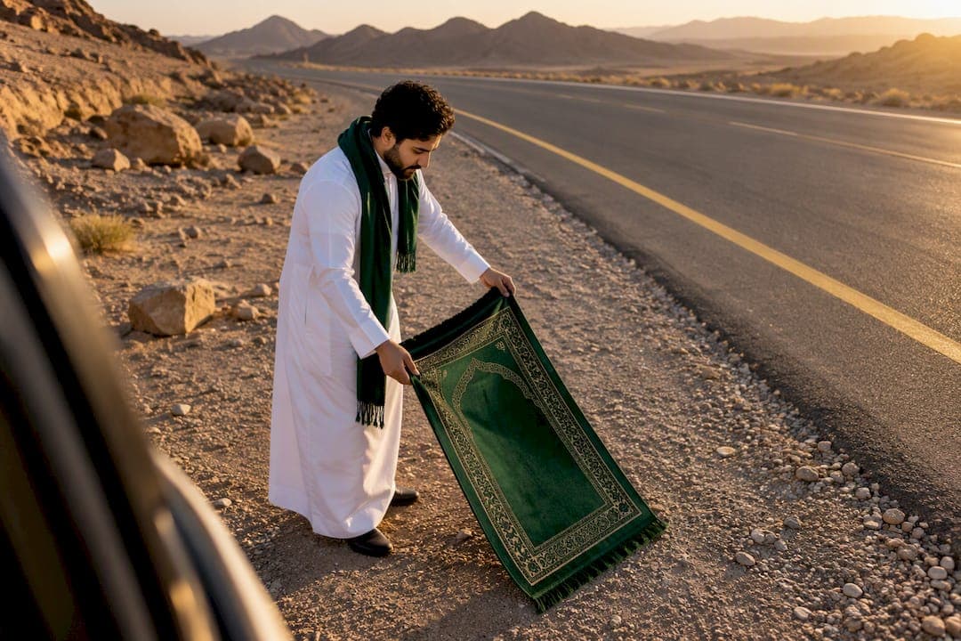 80 km Travel and Hourly Rest Areas: When to Stop for Prayer in Saudi
