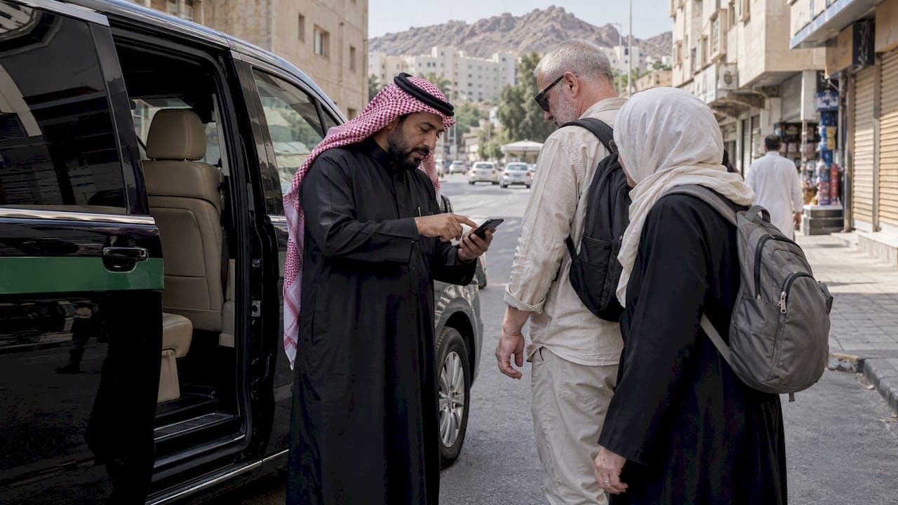 Two Timed Half Day Itineraries for Mecca: Prayer Aware, Saudi Local